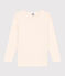 Tee Shirt manches longues en coton écru AVALANCHE