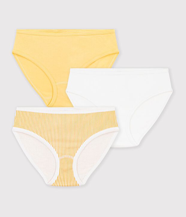 Lot de 3 culottes en coton multicouleur