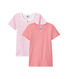 Lot de 2 t-shirts fille manches courtes