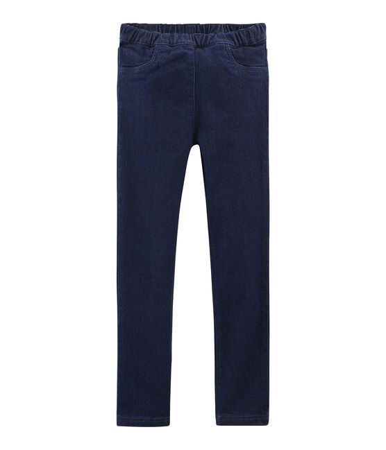 Jean slim stretch enfant fille bleu DENIM BLEU FONCE