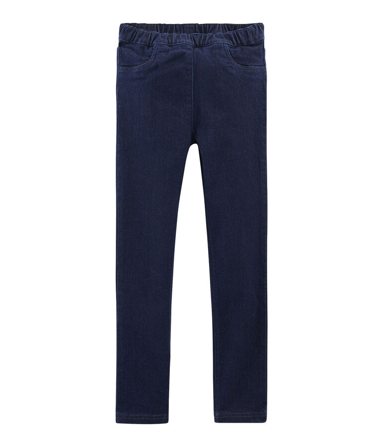 Jean slim stretch enfant fille bleu