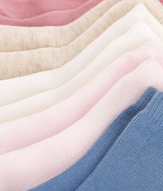 5 paires de chaussettes bébé en coton unies variante 2