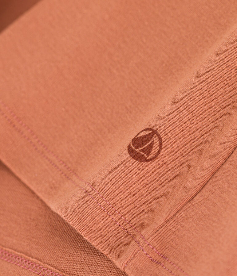 Tee-shirt L'ICONIQUE col rond en coton Femme rose SIENNA