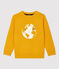 Sweatshirt en molleton enfant garçon jaune BOUDOR
