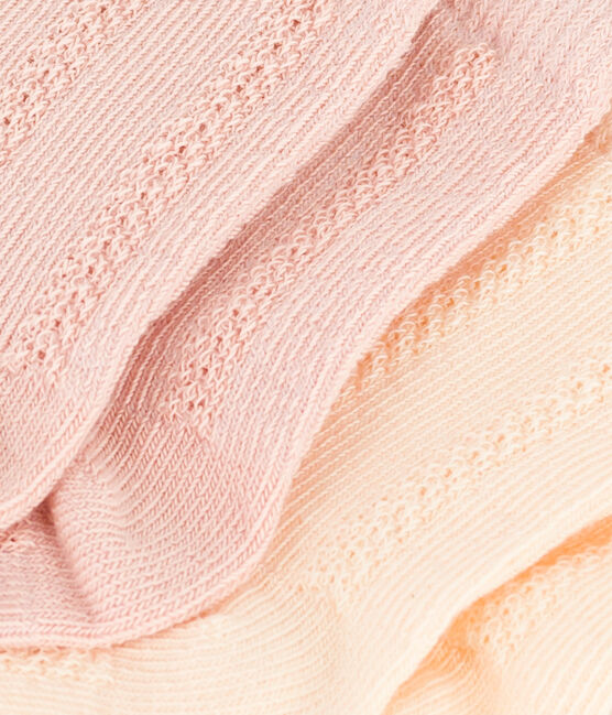 Lot de 2 paires de chaussettes unies en jersey de coton bébé variante 1