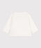 Cardigan en tubique matelassé en coton bébé blanc MARSHMALLOW