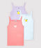 Lot de 3 chemises à bretelles fruits petite fille variante 1