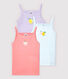 Lot de 3 chemises à bretelles fruits petite fille
