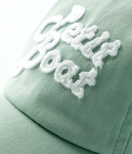 Casquette à broderie bébé. vert HERBIER