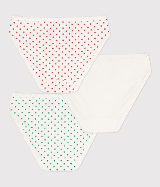 Lot de 3 culottes petite fille en coton variante 1