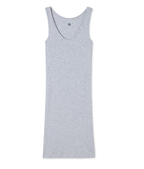 Nuisette femme en coton ultra light gris FUMEE CHINE