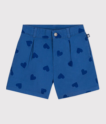 Short enfant en coton cœurs
