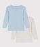 Lot de 2 tee shirts manches longues en coton petit garçon variante 1
