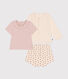 Ensemble 3 pièces en jersey léger bébé