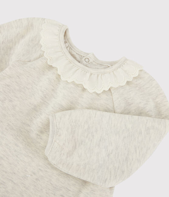 Blouse en coton bébé. beige MONTELIMAR CHINE