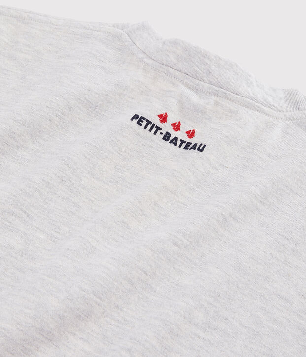 T-shirt en coton Femme / Homme gris chin&eacute; clair