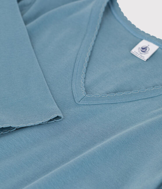 Tee-shirt L'ICONIQUE cocotte en coton bio Femme bleu ROVER