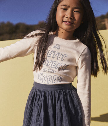 ESSENTIELS - Tee-shirt manches longues en coton enfant fille / garçon