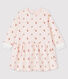 Robe manches longues en molleton bébé fille