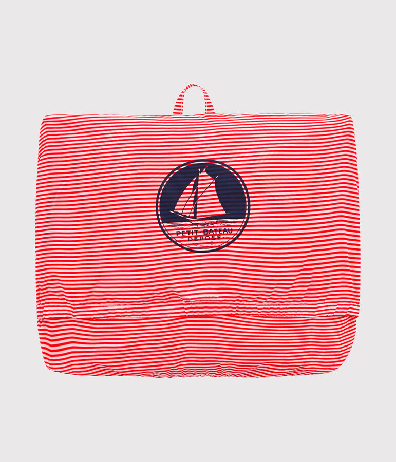 Coupe-vent court mixte rose/blanc