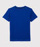 Tee-shirt manches courtes en jersey enfant garçon bleu SURF
