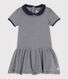 Robe bébé fille rayée milleraies