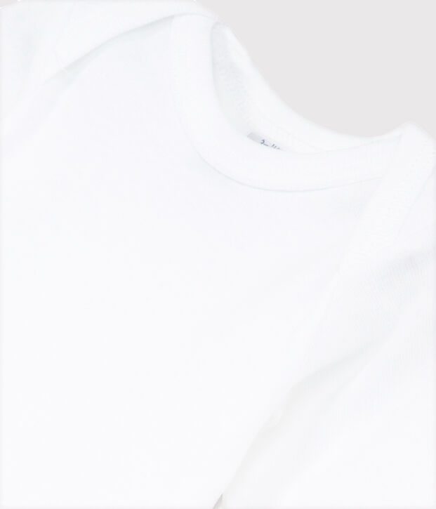 Body blanc manches longues b&eacute;b&eacute; blanc