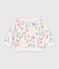 Sweatshirt b&eacute;b&eacute; en coton imprim&eacute; animalier &eacute;cru/multicouleur