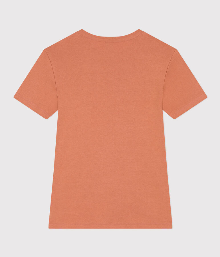 Tee-shirt L'ICONIQUE col rond en coton Femme rose SIENNA