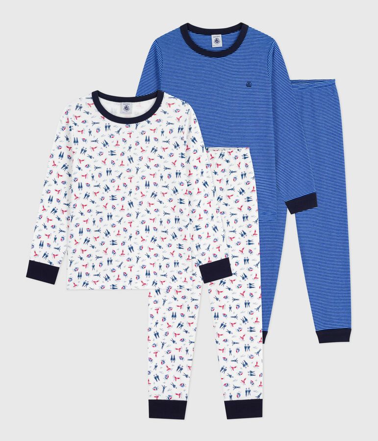 Lot de pyjamas enfant en coton imprim&eacute; variante 1