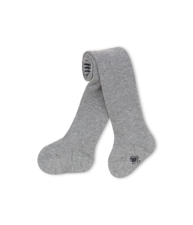 Collant fille gris