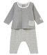Combinaison longue vichy bébé garçon