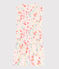 Pyjacourt fleuri petite fille en côte blanc MARSHMALLOW/blanc MULTICO