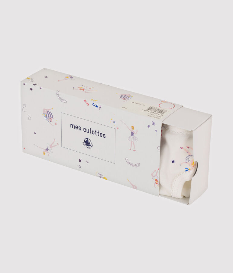 Lot de 5 culottes f&eacute;&eacute;riques petite fille variante 1