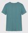 Tee-shirt L'ICONIQUE col rond en coton Femme vert BRUT
