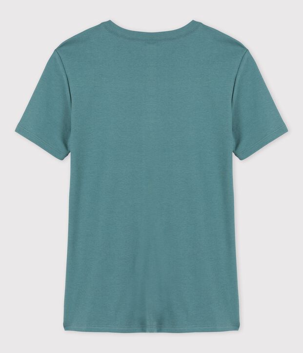 Tee-shirt L'ICONIQUE col rond en coton Femme vert
