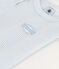 Lot de 2 bodies manches courtes milleraies bébé en coton variante 1