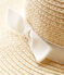 Chapeau de paille bébé fille rose NATUREL