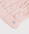 Bonnet  enfant fille rose MINOIS/ ARGENT