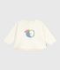 Sweatshirt bébé en coton doux et chaud motif pomme