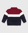 Doudoune enfant unie colorblock bleu SMOKING/blanc MULTICO