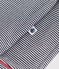Pyjama short femme en coton boutonn&eacute; &agrave; rayures bleu/blanc