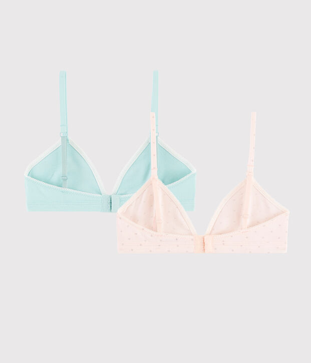 Lot de 2 soutiens-gorge &agrave; paillettes fille multicouleur
