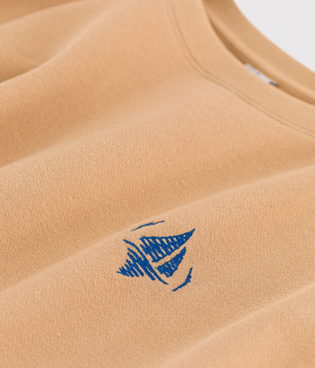 Sweatshirt en molleton Femme beige