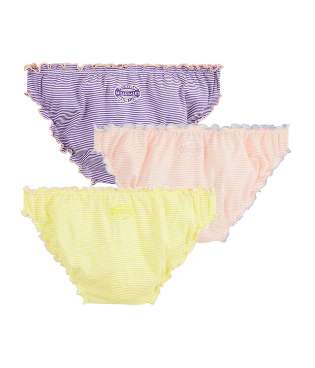 Lot 3 culottes femme multicouleur