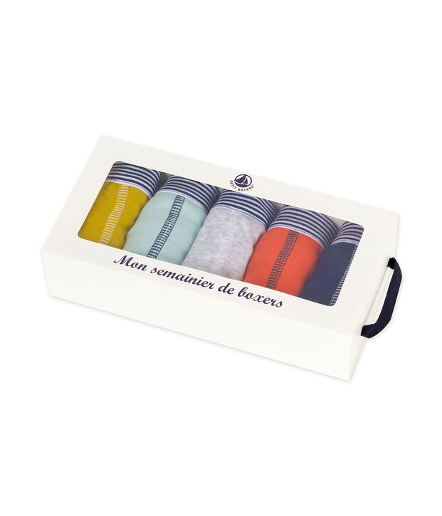 Lot de 5 boxers petit gar&ccedil;on multicouleur