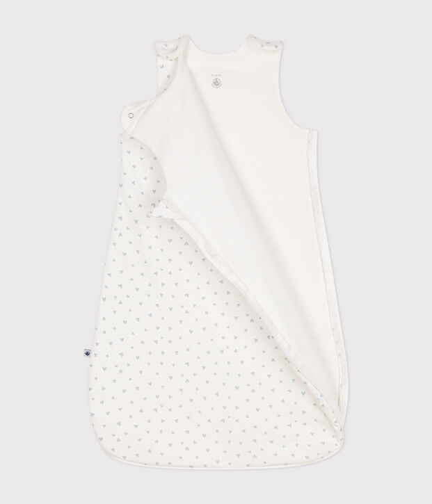 Gigoteuse en coton b&eacute;b&eacute; TOG 1,5 blanc/bleu