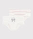 Lot de 2 culottes volantées à paillettes petite fille