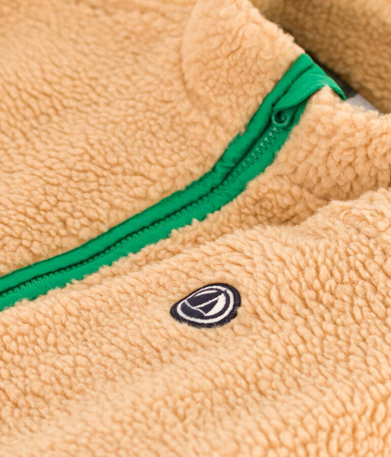 Veste en sherpa enfant beige FACILE