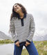 Marinière polo en coton Femme